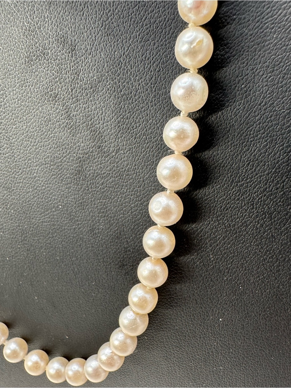 14k Gold Imperial Pearl Syndicate Genuine Pearl Necklace 19” Crown Clasp Akoya? - Picture 6 of 17